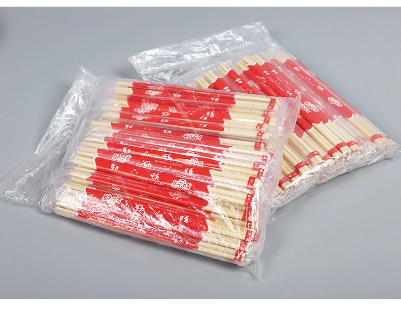 Wholesale Disposable Asian Bamboo Color Wrapper Chopstick with