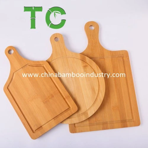 Customized Shape Bamboo Cutting Board Chopping Board Pizza Fruit Plates Wooden Baking Tray Sushi Cutting Board Platter Cake Bakeware Tools