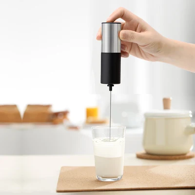 Accessoires de cuisine, Mini mousseur à lait électrique Portable sans fil, Kit mélangeur à fouet Matcha pour le café