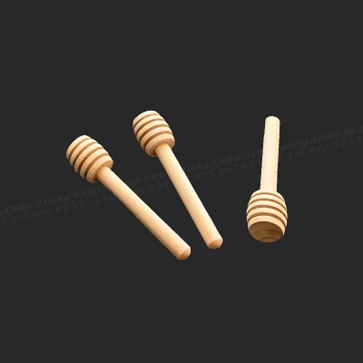 Fabricant bâton de miel en bois, barre à remuer le miel, outils de cuisine, trempette en bois 8, offre spéciale